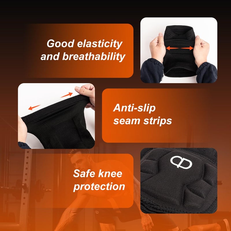 DA -Protective Knee Pads, Thick Sponge Anti-slip, Collision Avoidance Knee Sleeve - Image 2